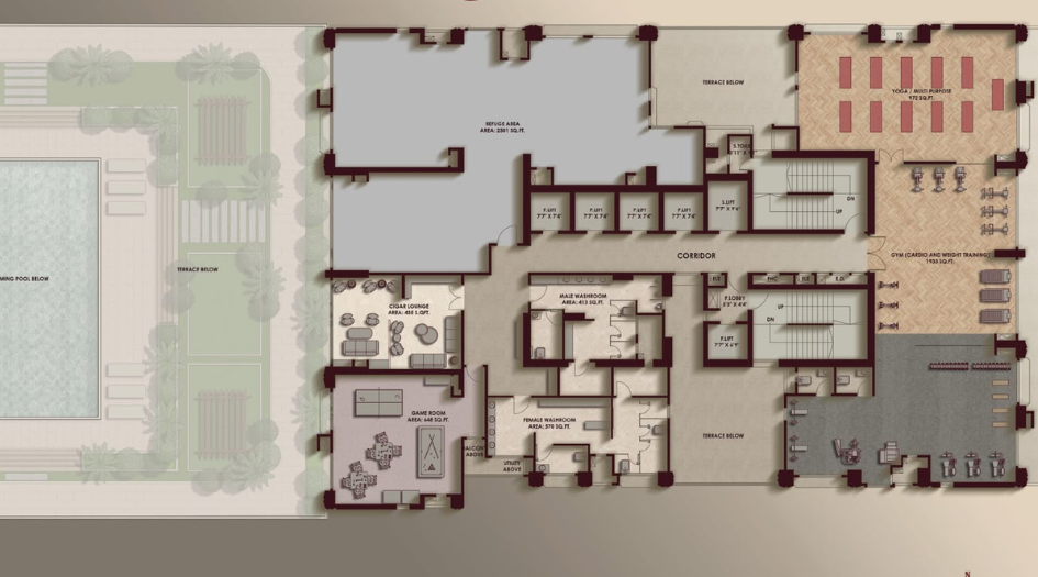 The Crimson-floor plan